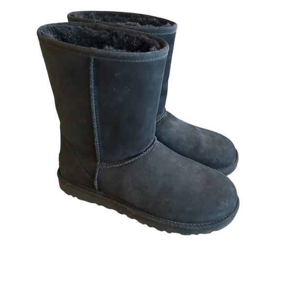 UGG Shoes - UGG Black Leather Boots